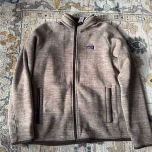Patagonia Better Sweater Tan Full-Zip Fleece Jacket - men’s Large